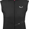 SALEWA Sorapis Durastretch Vest Damer, Sort 1 SALEWA Sorapis Durastretch Vest Damer, Sort -Campingtøj Butik salewa sorapis durastretch vest women black out 2