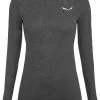 SALEWA Zebru Fresh Alpine Merino Responsive Langærmet T-shirt Damer, Blå 1 SALEWA Zebru Fresh Alpine Merino Responsive Langærmet T-shirt Damer, Blå -Campingtøj Butik salewa zebru fresh alpine merino responsive ls tee women black out 2