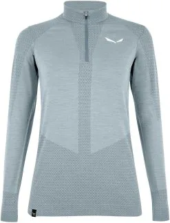 SALEWA Zebru Responsive T-shirt Med Halv Lynl&aring;s Damer, Pink