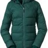 Schöffel Schöffel Boston Isoleret Parka Damer, Blå 2 Schöffel Schöffel Boston Isoleret Parka Damer, Blå -Campingtøj Butik schoeffel boston insulated parka women mallard green 2
