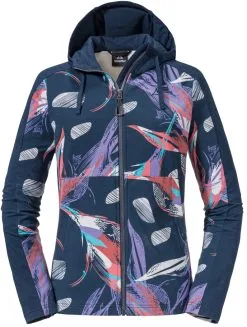 Schöffel Sch&ouml;ffel Locarno Fleeceh&aelig;ttetr&oslash;je Damer, Hvid/r&oslash;d