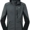 Schöffel Sch&ouml;ffel Lodron Fleece H&aelig;ttetr&oslash;je Herrer, Gr&aring;/sort -Campingtøj Butik schoeffel lodron fleece hoody men asphalt 7