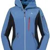 Schöffel Sch&ouml;ffel Matrei Softshell-jakke Damer, Bl&aring; -Campingtøj Butik schoeffel matrei softshell jacket women daisy blue 4