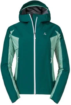 Schöffel Sch&ouml;ffel Ryten 3-lags Jakke Damer, Gr&oslash;n