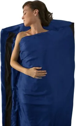 Sea To Summit Premium Silk Betr&aelig;k Lang, Bl&aring;