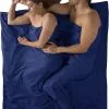Sea To Summit Silk/Cotton Travel Betræk Dobbelt, Blå 1 Sea To Summit Silk/Cotton Travel Betræk Dobbelt, Blå -Campingtøj Butik sea to summit silk cotton travel liner double rectangular navy blue 4