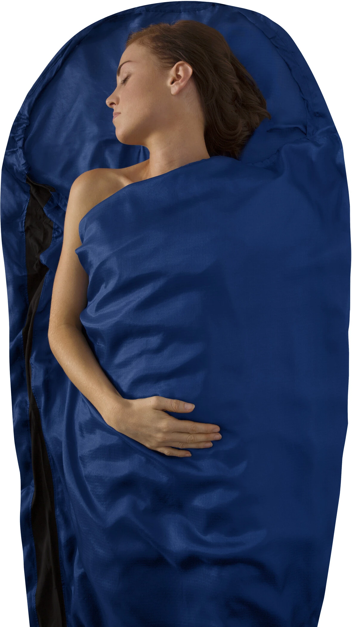 Sea To Summit Silk Stretch Betræk Mumieformet M. Hætte, Grøn 3 Sea To Summit Silk Stretch Betræk Mumieformet M. Hætte, Grøn