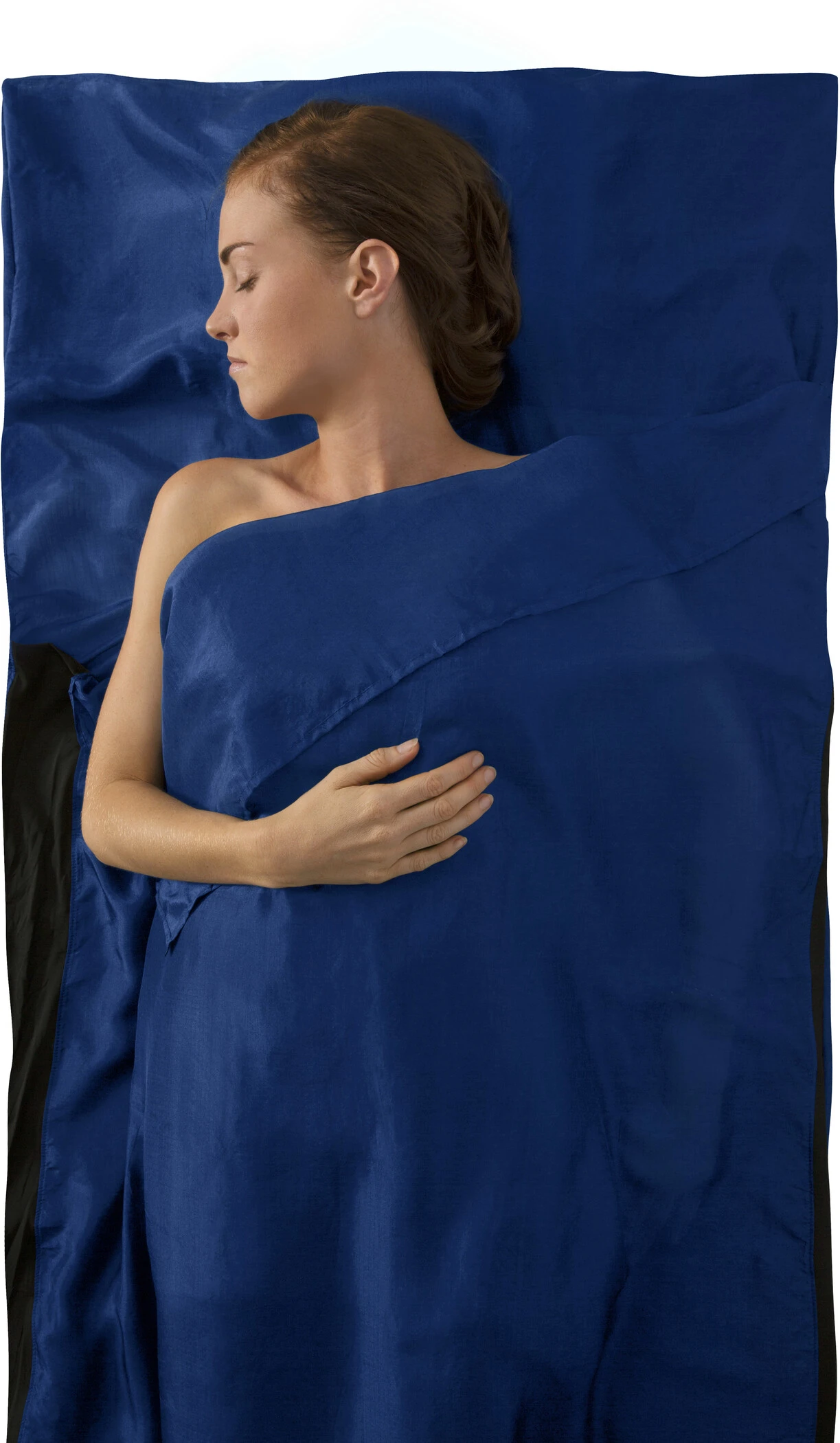 Sea To Summit Silk Stretch Betræk Traveller Med Pude, Blå 3 Sea To Summit Silk Stretch Betræk Traveller Med Pude, Blå