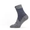 Sealskinz Waterproof All Weather Ankelsokker, Blå/grå 2 Sealskinz Waterproof All Weather Ankelsokker, Blå/grå -Campingtøj Butik sealskinz waterproof all weather socken knoechelhoch navy blue grey marl 2 1