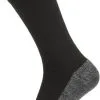 Sealskinz Waterproof Warm Weather Soft Touch Str&oslash;mper, Sort -Campingtøj Butik sealskinz waterproof warm weather soft touch mid socken black grey marl white 1