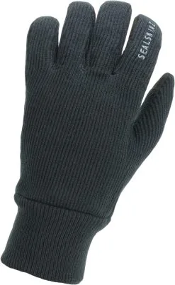 Sealskinz Windproof All Weather Strikkede Handsker, Sort