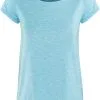 Sherpa Asha Top Damer, R&oslash;d -Campingtøj Butik sherpa asha t shirt dam blue tara 4 1