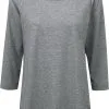 Sherpa Asha Kort&aelig;rmet T-shirt Damer, Gr&aring; -Campingtøj Butik sherpa asha t shirt dam kharani 1