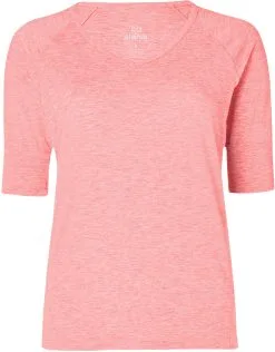 Sherpa Asha Top Med V-hals Damer, Pink