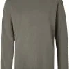 Sherpa Barun Trøje Med Crew-hals Herrer, Oliven 1 Sherpa Barun Trøje Med Crew-hals Herrer, Oliven -Campingtøj Butik sherpa barun crew shirt men maato grey 7 1