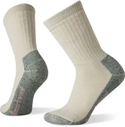 Smartwool Classic Hike Full Cushion Crew Str&oslash;mper Damer, Beige/gr&aring;