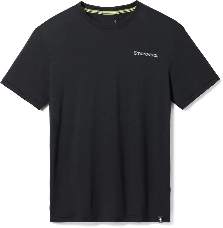 Smartwool Dawn Rise Graphic SS Tee Slim Fit, Sort 3 Smartwool Dawn Rise Graphic SS Tee Slim Fit, Sort