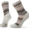 Smartwool Everyday Dazzling Wonderland Crew-sokker Damer, R&oslash;d/gr&aring; -Campingtøj Butik smartwool everyday dazzling wonderland crew socks women ash 1
