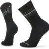Smartwool Everyday Light Cushion Logo Crew Sokker, Sort -Campingtøj Butik smartwool everyday light cushion logo crew socks black 1