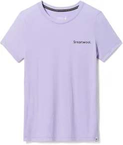 Smartwool Explr The Unknown Graphic SS Tee Slim Fit Women, Violet
