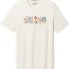 Smartwool Floral Meadow Graphic SS Tee Slim Fit, Hvid -Campingtøj Butik smartwool floral meadow graphic ss tee slim fit almond heather 1