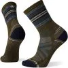 Smartwool Hike Light Cushion Spiked Stripe Crew-sokker Herrer, Oliven -Campingtøj Butik smartwool hike light cushion spiked stripe crew socks men military olive 2