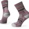 Smartwool Hike Light Cushion Stitch Stripe Mid Crew Socks Women, Beige