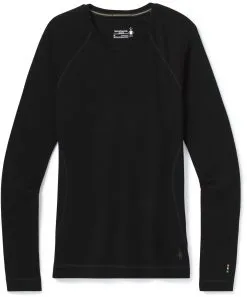 Smartwool Merino 250 Baselayer Crew Top Damer, Sort