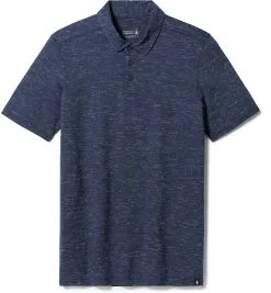 Smartwool Merino Hemp Blend SS Polo Shirt Men, Bl&aring;