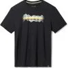 Smartwool Mountain Horizon Graphic SS Tee Slim Fit, Bl&aring; -Campingtøj Butik smartwool mountain horizon graphic ss tee slim fit black 1