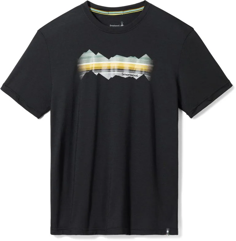 Smartwool Mountain Horizon Graphic SS Tee Slim Fit, Blå 3 Smartwool Mountain Horizon Graphic SS Tee Slim Fit, Blå