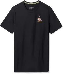 Smartwool Nature Transitions Graphic SS Tee Slim Fit, Sort