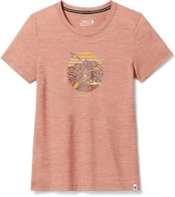 Smartwool Peak Freedom Graphic SS Tee Slim Fit Women, Violet