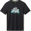 Smartwool River Van Graphic SS Tee Slim Fit, Bl&aring; -Campingtøj Butik smartwool river van graphic ss tee slim fit black 1 1