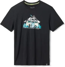 Smartwool River Van Graphic SS Tee Slim Fit, Bl&aring;