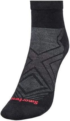 Smartwool Run Zero Cushion Ankelsokker Herrer, Gr&aring;