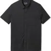 Smartwool SS Button Down Shirt Men, Sort -Campingtøj Butik smartwool ss button down shirt men black 3