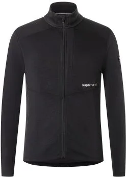 Super.natural Adventure Track Midlayer Jacket Men, Sort