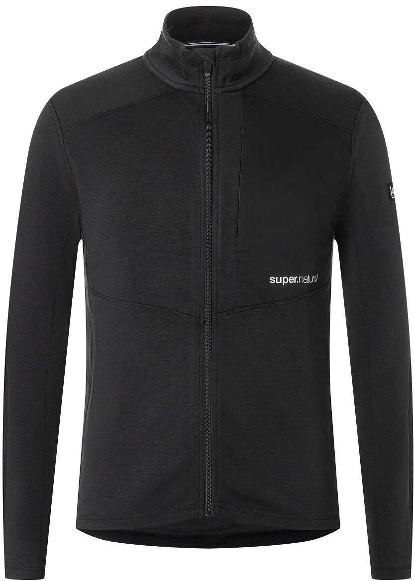 Super.natural Adventure Track Midlayer Jacket Men, Sort 3 Super.natural Adventure Track Midlayer Jacket Men, Sort