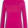 Super.natural Alpine I.D. Skildpaddehals Damer, Pink 2 Super.natural Alpine I.D. Skildpaddehals Damer, Pink -Campingtøj Butik supernatural alpine id turtle neck women fuchsia red 2