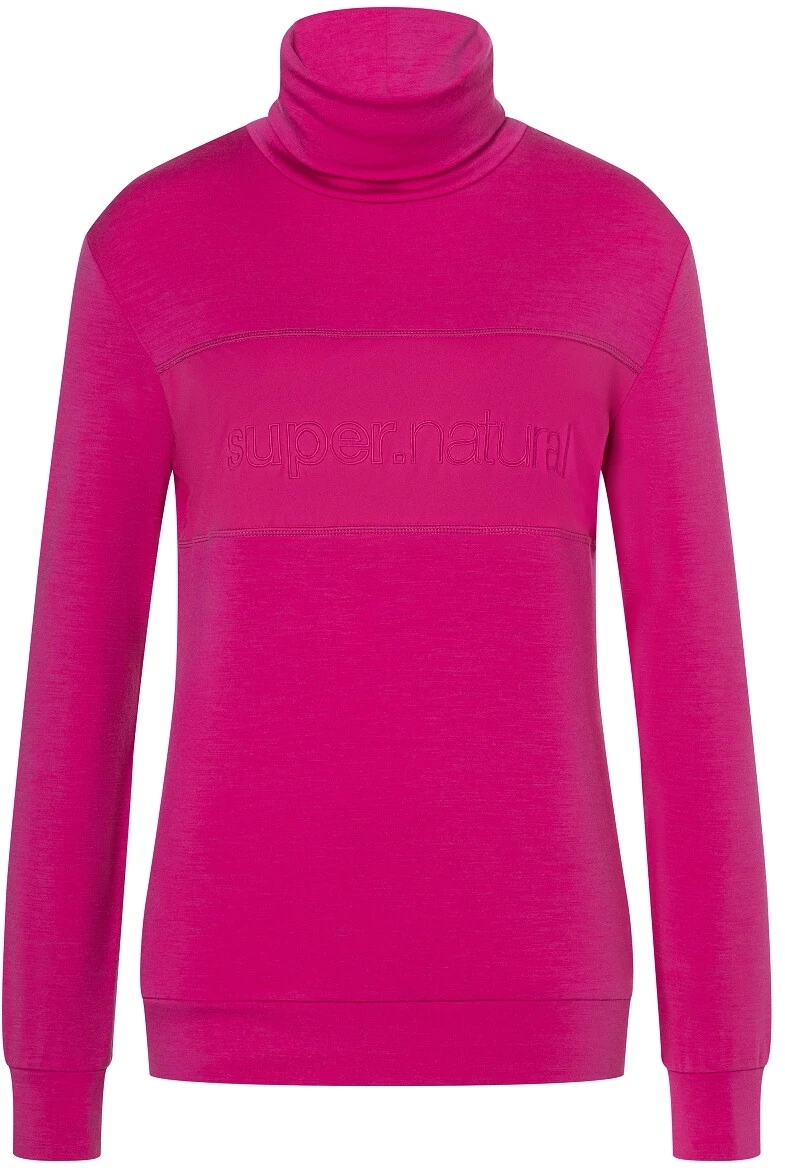 Super.natural Alpine I.D. Skildpaddehals Damer, Pink 3 Super.natural Alpine I.D. Skildpaddehals Damer, Pink