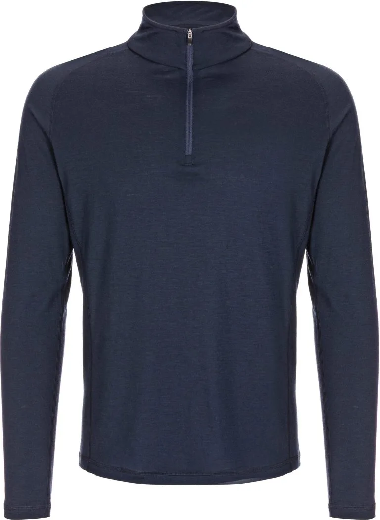 Super.natural Base 175 Trøje M. 1/4 Lynlås Herrer, Blå 3 Super.natural Base 175 Trøje M. 1/4 Lynlås Herrer, Blå