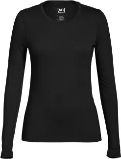 Super.natural Base 175 LS-skjorte Damer, Gr&aring;