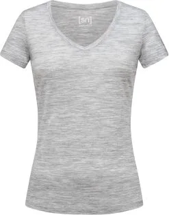 Super.natural BASE V-NECK TEE 140 Damer, Hvid