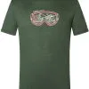 Super.natural Goggle Te Herrer, Gr&oslash;n -Campingtøj Butik supernatural goggle tee men deep forest feather grey aurora red 3
