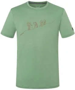 Super.natural Hiking Tee Men, R&oslash;d