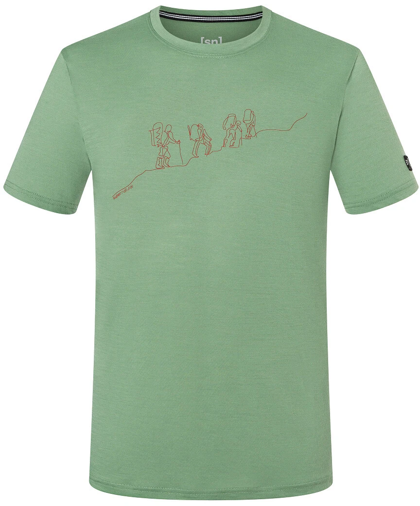 Super.natural Hiking Tee Men, Rød 3 Super.natural Hiking Tee Men, Rød
