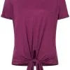 Super.natural Knot T-shirt Damer, Pink 1 Super.natural Knot T-shirt Damer, Pink -Campingtøj Butik supernatural knot tee women amaranth melange 2