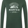 Super.natural Mountain Lovers LS Skjorte Herrer, Gr&aring; -Campingtøj Butik supernatural mountain lovers ls shirt men deep forest feather grey 4