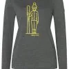 Super.natural Skianto LS Skjorte Damer, Gr&aring; -Campingtøj Butik supernatural skianto ls shirt women pirate grey melange gold 4